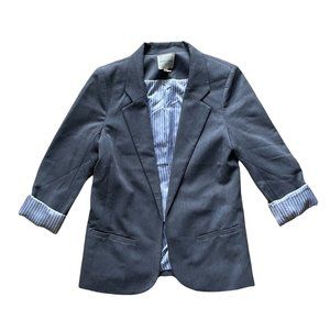 Silence + Noise Oversized Blazer - Gray - Small